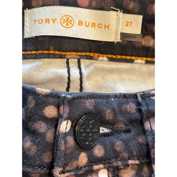 Tory Burch Night City Light Skinny Jeans Black Size 27 - Picture 6 of 8